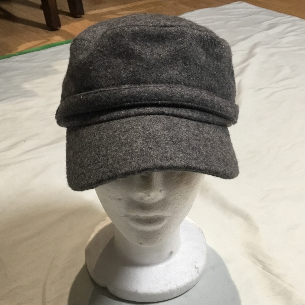 Polyester/Wool Gray Hat - image 6